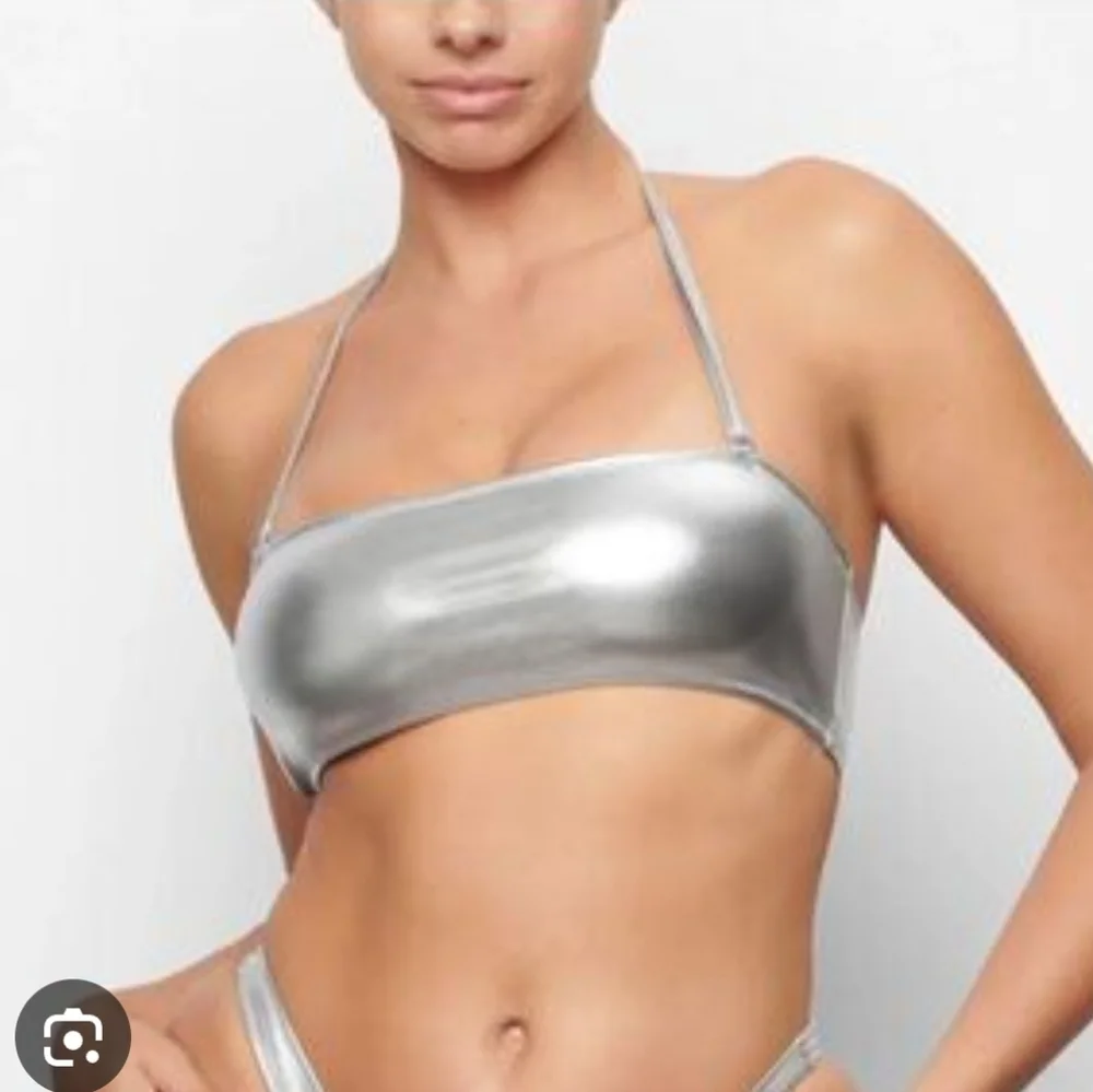 SKIMS Silver Swim Set